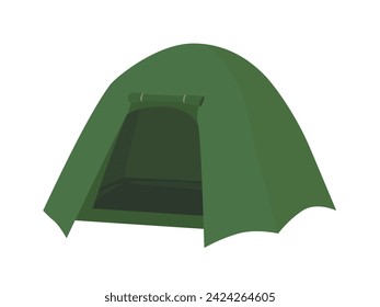 Vector illustration of camping tent