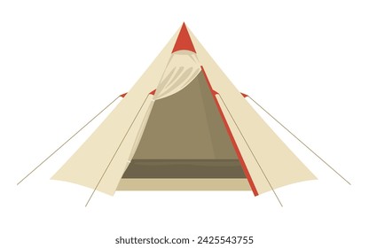 Vector illustration of camping tent