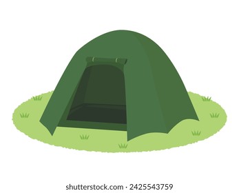Vector illustration of camping tent