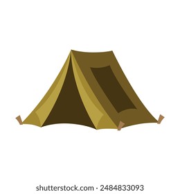 Vector Illustration of Camping Tent for Outdoor Adventure