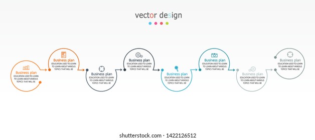 vector illustration Can be used for process, presentations, layout, banner,info graph There are 8 steps or layers.