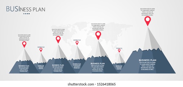 vector illustration Can be used for process, presentations, layout, banner,info graph There are 7 steps or layers.