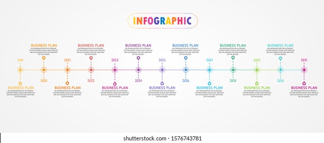 vector illustration Can be used for process, presentations, layout, banner,info graph There are 13 steps or layers.