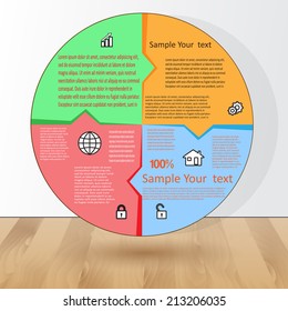 Vector illustration can be used for success business diagram infographic for  workflow   and other Your variants