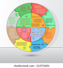 Vector illustration can be used for success business diagram infographic for  workflow   and other Your variants 