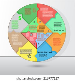 Vector illustration can be used for success business diagram infographic for  workflow and other Your variants