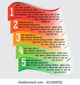 Vector illustration can be used for layout, diagram, number options, web design, advertising, and more.