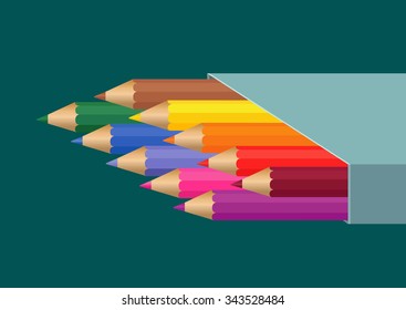 Vector illustration can be used for graphic design, textile design or web design.