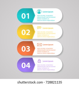 Vector illustration can be used for workflow, Infographic design template for business 