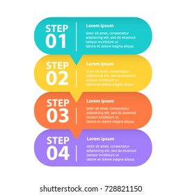 Vector illustration can be used for workflow, Infographic design template for business 
