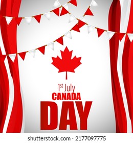 Vector illustration for Canada Day