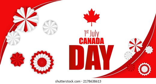 Vector illustration for Canada Day