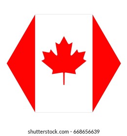 vector illustration of Canada flag 