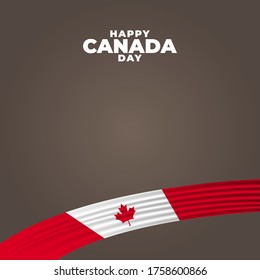 Vector illustration of Canadian day. Canada National Day. Canada Republic Day. vector illustration