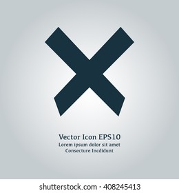 Vector illustration of cancel icon