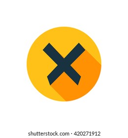 Vector illustration of cancel icon