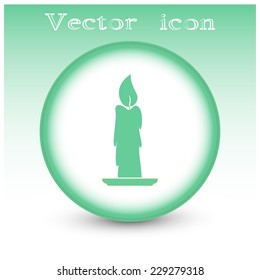 Vector illustration Candle icon