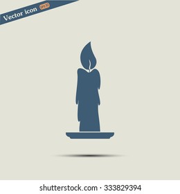Vector illustration Candle icon