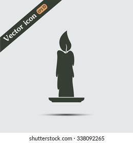 Vector illustration Candle icon
