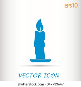 Vector illustration Candle icon