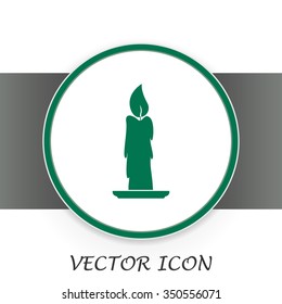 Vector illustration Candle icon