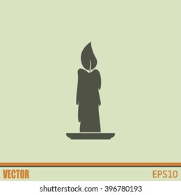 Vector illustration Candle icon