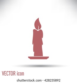 Vector illustration Candle icon