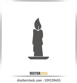 Vector illustration Candle icon