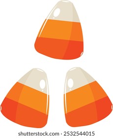 vector illustration of candy for Easter or Halloween