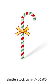 Vector illustration of candycane