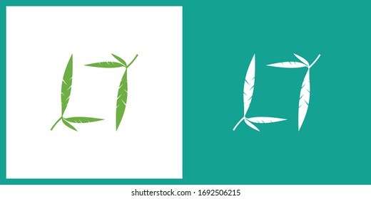 ilustración vectorial de una forma de cannabis.
