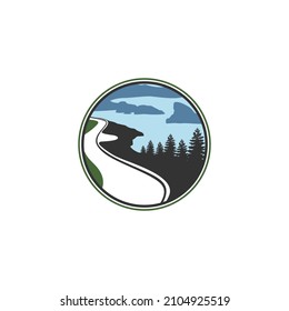 Vector Illustration Of Cannon Beach In Oregon