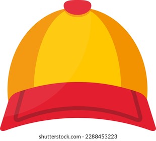 Vector illustration of a cap. Baseball cap. Wardrobe items.