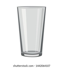 Vector illustration of capacity and glassware sign. Set of capacity and restaurant stock symbol for web.