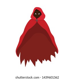 Vector illustration of cape and ghost logo. Set of cape and evil stock symbol for web.