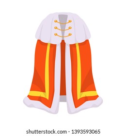 Vector illustration of cape and king icon. Collection of cape and super stock vector illustration.