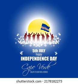 Vector illustration for Cape Verde Independence Day