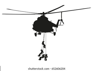 Vector illustration, the capture from the air.