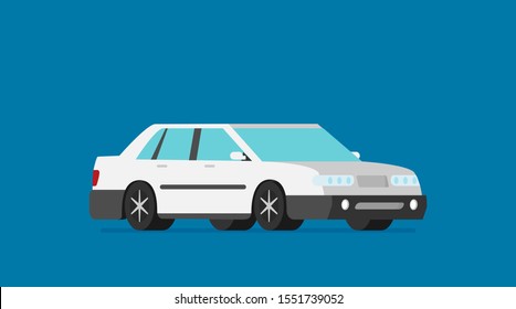 Vector illustration of a car