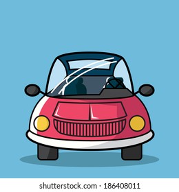 Vector illustration of car