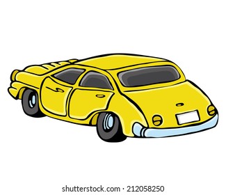 Vector illustration. Car