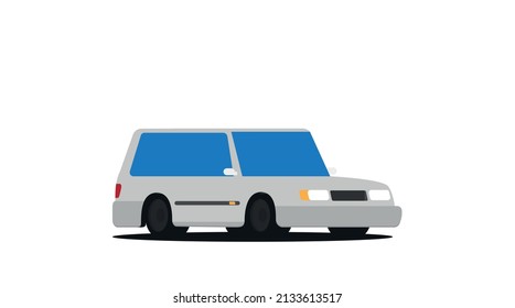 Ilustración vectorial de un automóvil