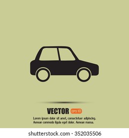 vector illustration of car