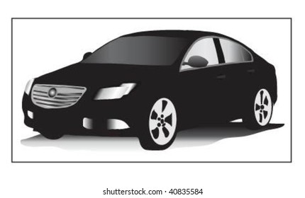 Vector illustration of car