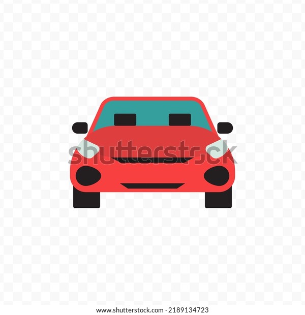 Vector
illustration of car. Colored vector for website design .Simple
design on transparent background
(PNG).