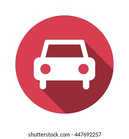 vector illustration of car flat design icon. EPS