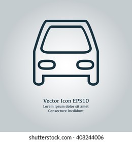 Vector illustration of car icon