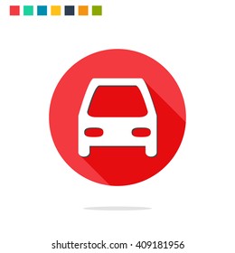 Vector illustration of car icon