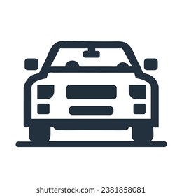 vector illustration of car icon with white background