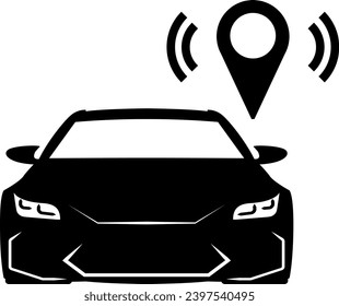 Vector illustration of a car on a transparent background